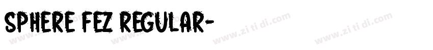 SPHERE FEZ Regular字体转换
